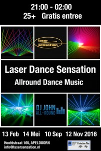 13-2-2016 Allround Dance Music Laser Sensation Apeldoorn